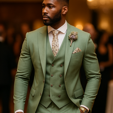 The Grosvenor Sage — Limited Edition 3-Piece Suit