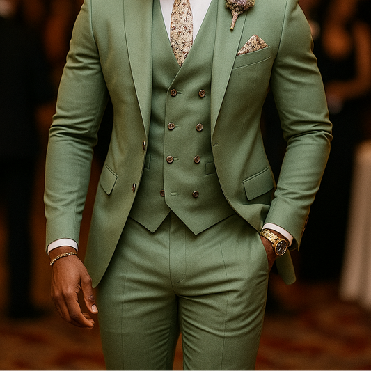 The Grosvenor Sage — Limited Edition 3-Piece Suit