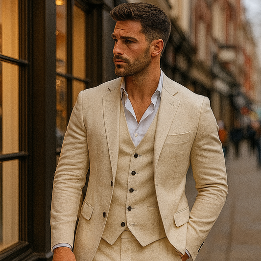 The Mayfair Ivory — Limited Edition 3-Piece Suit