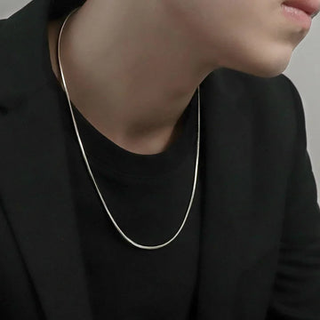 The Grosvenor Snake Chain — Stainless-Steel Necklace