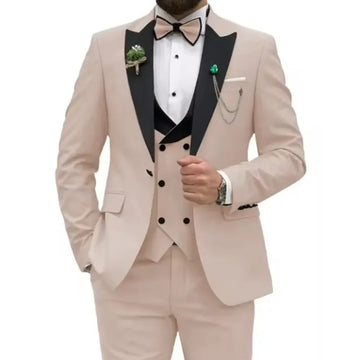 The Lancaster Blush Tuxedo — Limited Edition 3-Piece
